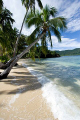 Beautiful shore line of Qamea, Fiji