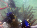 Nautical Archaeology.
Underwater excavations of a merchant vessel, 1400 years old, typical to the eastern part of the mediterranean.