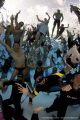After the last competition at the World Championship in freediving 2009, I took all the athletes out in the deep jump pool for a group photo.
