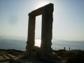 The Temple of Apollo at Naxos island Greece