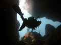 Cave exit, Formentor Headland, Majorca on hols :-)