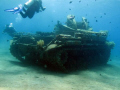 M42 Duster wreck . Easy dive with the children at around 6-7 m deep !