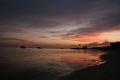 After the sunset on the beach of Little Cayman Dive resort