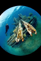 Sunken tank near the coast of Jordan, Aqaba.