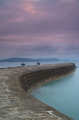 Just after sunrise on the Cobb, Lyme Regis.  Taken with Nikon D7000