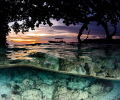 Sunset in Misool, Indonesia