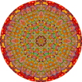 Kaliedoscopic Christmas wreath for the holidays. Kaliedoscopic Christmas wreath for the holidays.