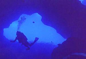 The Divephotographer in the seldom seen Hobbit House, Ara... by Ronnie Hodges 