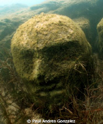 Stone head by Paul Andres Gonzalez 
