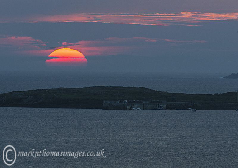 Aughrus Pier - sunset. by Mark Thomas 