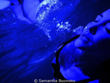 When the night, water and silence melt into One by Samantha Buonvino 