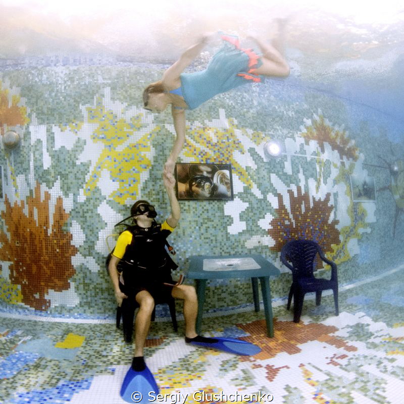 An underwater theme of Marc Chagall.. by Sergiy Glushchenko 