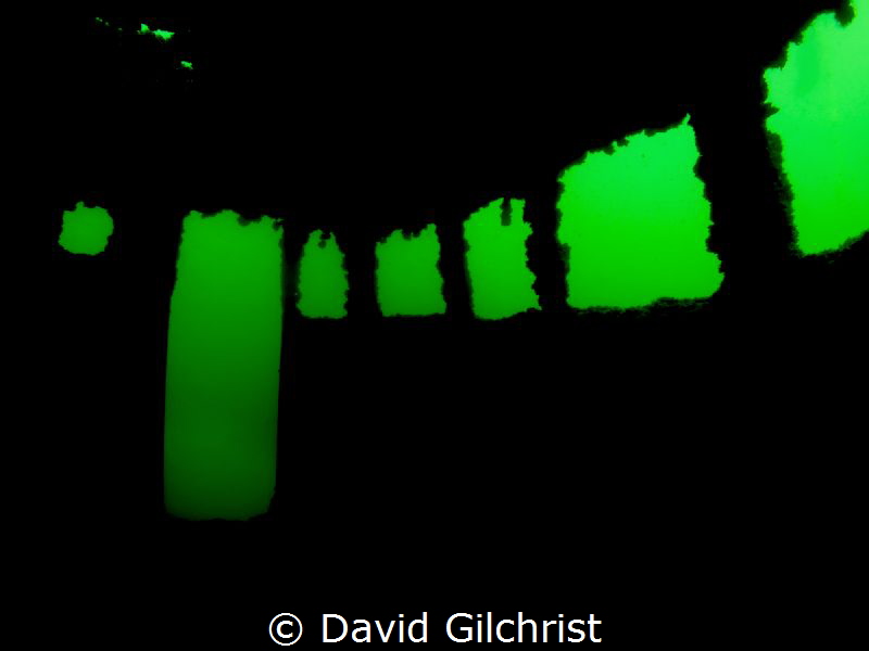 Silhouette shot in the wheelhouse of boat at Welland Scub... by David Gilchrist 