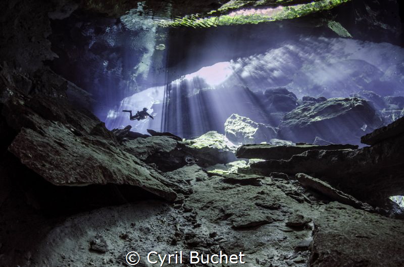 Cenote Chak Mool Mexico by Cyril Buchet 
