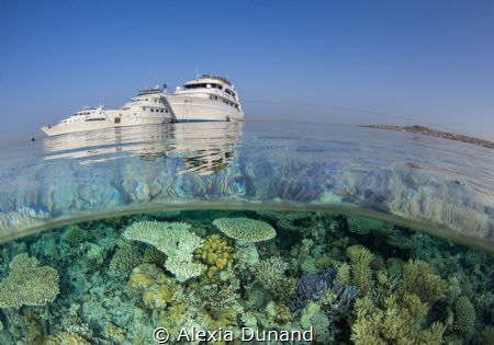The end of a day on the Red Sea. Liveaboard paradise. by Alexia Dunand 