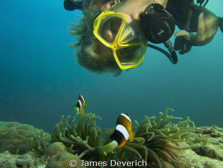Hey Blondie, What are you looking at! by James Deverich 