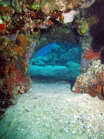 This was taken while I was looking through a hole in the ... by Allyssa Arnold 