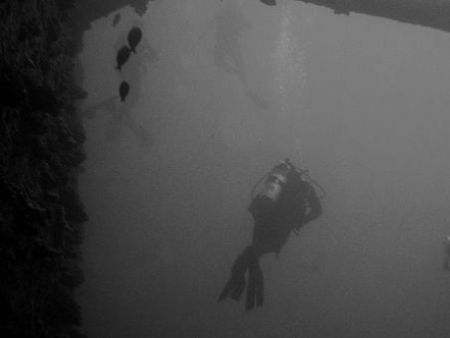 Wreck dive in Oahu, HI. by Dallas Poore 