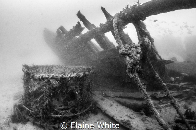 Fleur 'd Llys fishing boat in Swanage Bay, Dorset. Conver... by Elaine White 