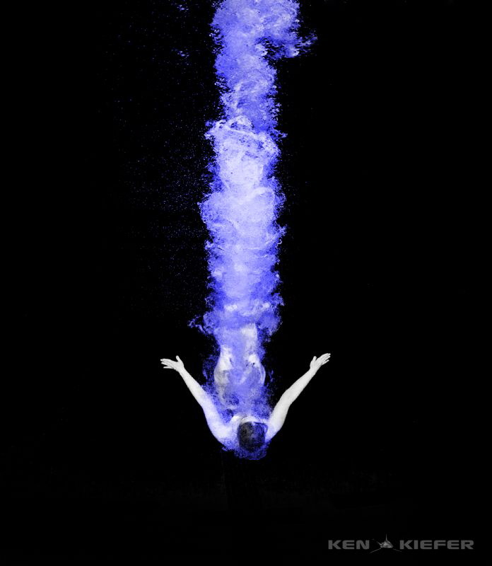 High Dive Entry - like an meteor by Ken Kiefer 