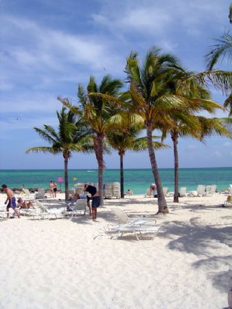 Port Lucaya beach on a beautiful sunny day by Kelly N. Saunders 