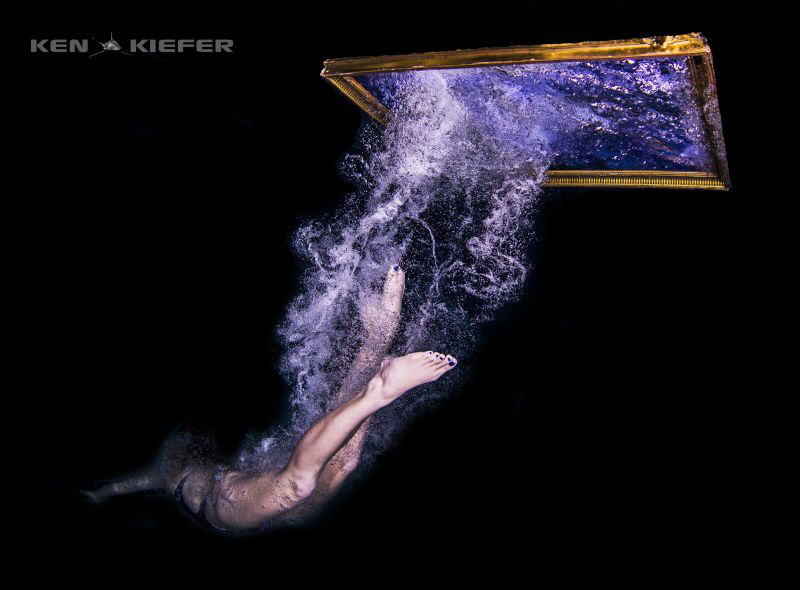 Sometimes you just have to go into the darkness to find o... by Ken Kiefer 