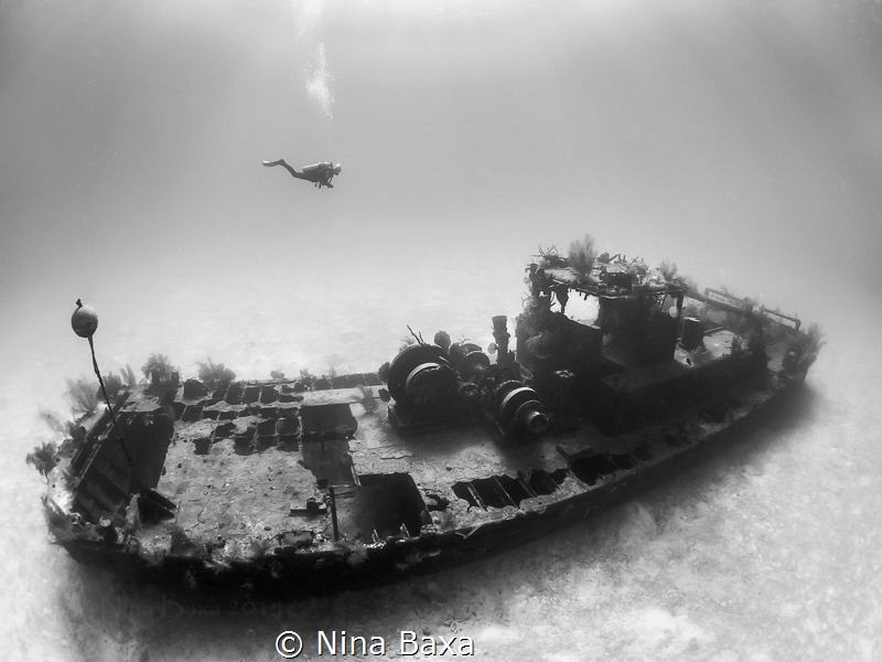 Wreck of the Doc Poulson. by Nina Baxa 