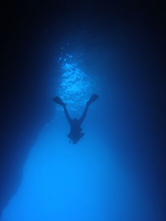 Inside the Blue Cave, Taormina by Cyrille France 