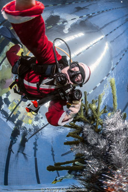 New Year underwater. by Sergiy Glushchenko 