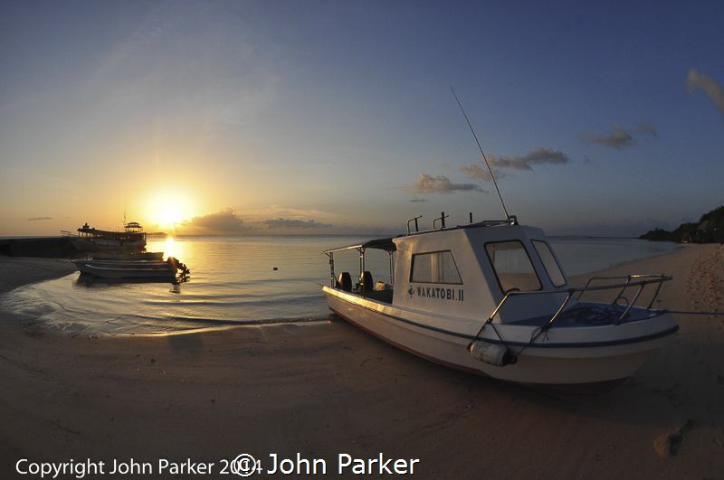 Sunset at Wakatobi by John Parker 