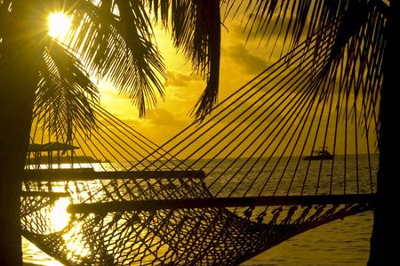 Sunset on Little Cayman by Rand Mcmeins 