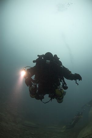 Into the darkness,Capernwray. by Derek Haslam 