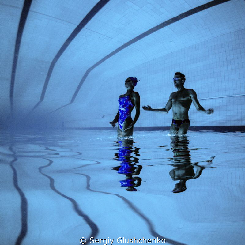 Under the water mirror by Sergiy Glushchenko 