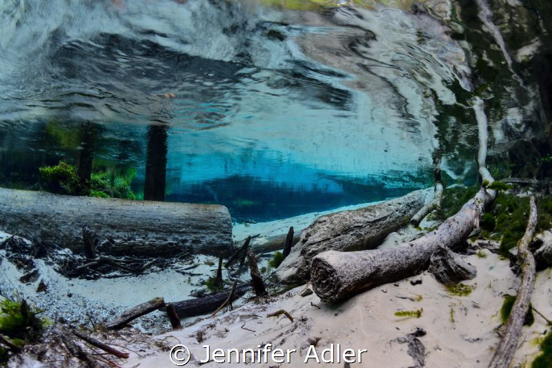 Underwater Wind - If we could see wind, I imagine this is... by Jennifer Adler 
