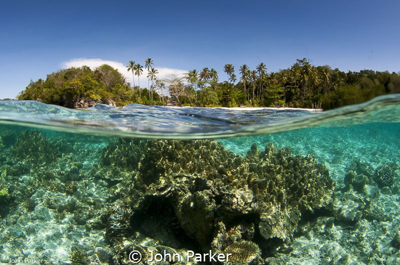 Island Split, Raja Ampat by John Parker 