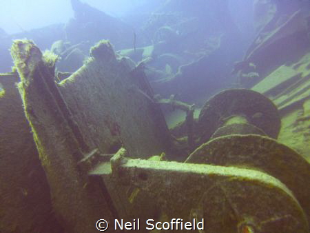 I took this picture in Gran Canaria whilst doing a wreck ... by Neil Scoffield 