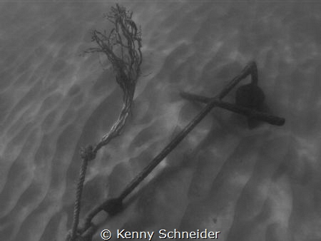 Anchor of a typical Thai fisherboat by Kenny Schneider 