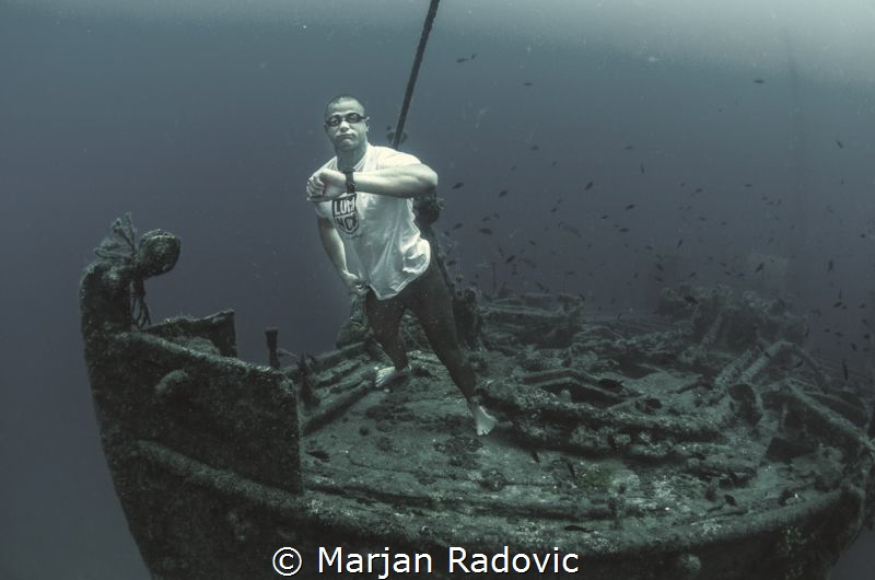 World champ / Domagoj Jakovac /Lina wreck by Marjan Radovic 