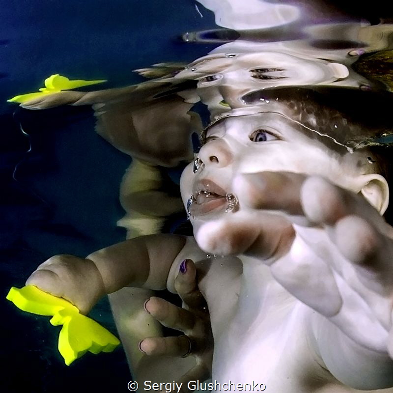 Swimmer... by Sergiy Glushchenko 