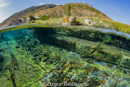 Sunken agora of the Lycian antique ciy, Lymra by Ozgur Gedikoglu 