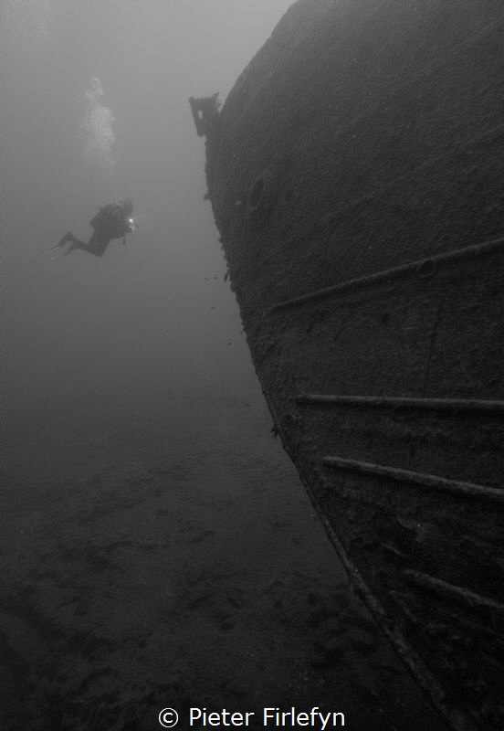 Lanzarote wreck by Pieter Firlefyn 