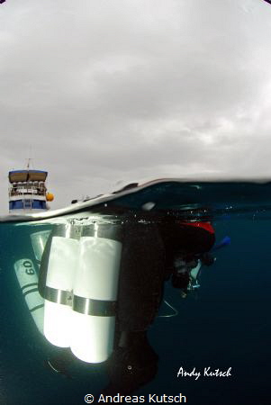 just before the dive by Andreas Kutsch 