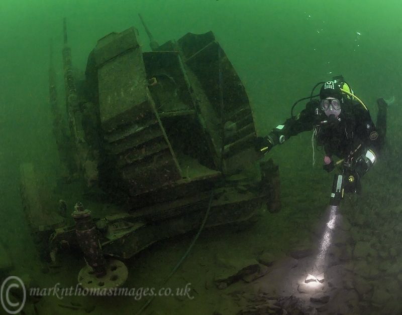Green water diving by Mark Thomas 