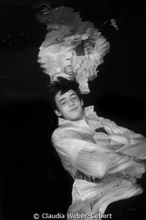 Marc..... and his very first underwater shooting by Claudia Weber-Gebert 