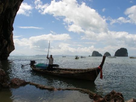 James Bond island in Phang Nga bay, Thailand by Gordana Zdjelar 