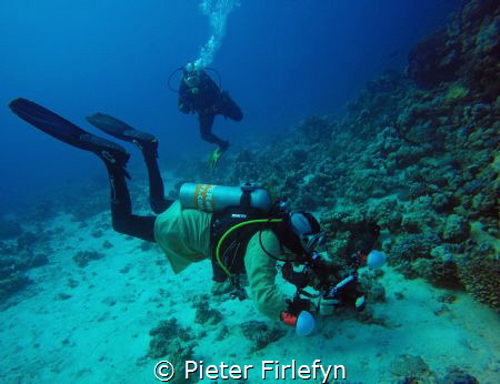The last dive was in bathrobe by Pieter Firlefyn 