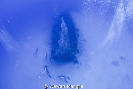 cross Wreck Mansinam Island Manokwari West papua by Wawan Mangile 