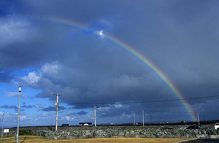 Rainbow over Inis Meain, Aran Islands.
The following day... by Mark Thomas 