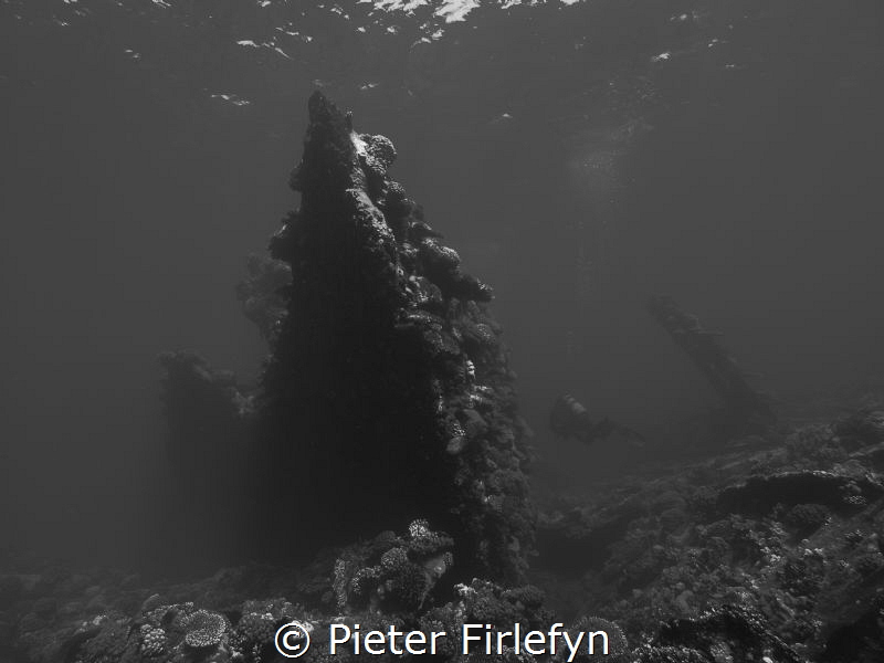 Chrisoulak wreck by Pieter Firlefyn 