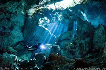 Cenote Dos Ojos by Pietro Cremone 